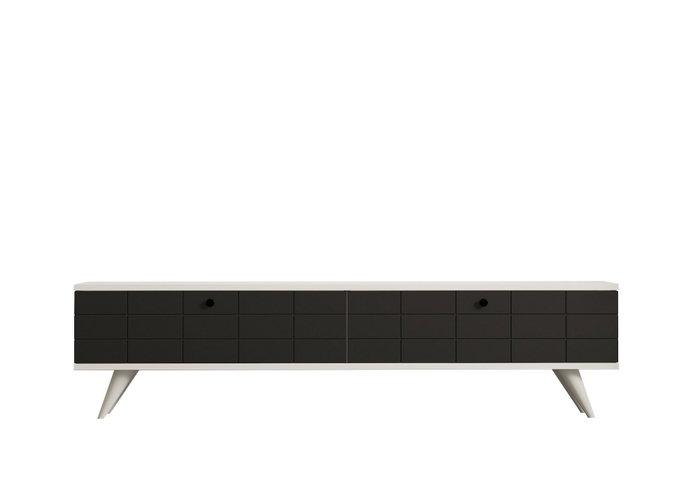 Hanah Home Soporte para TV Alberi Antracita y Blanco